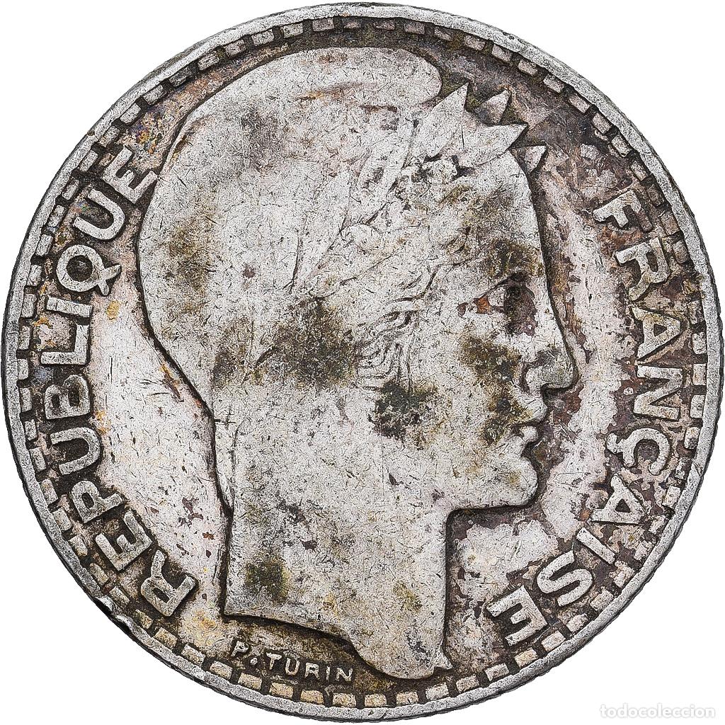Monedas antiguas de Europa: [#1224118] Francia, 10 Francs, Turin, 1934, Paris, Plata, MBC, KM:878
