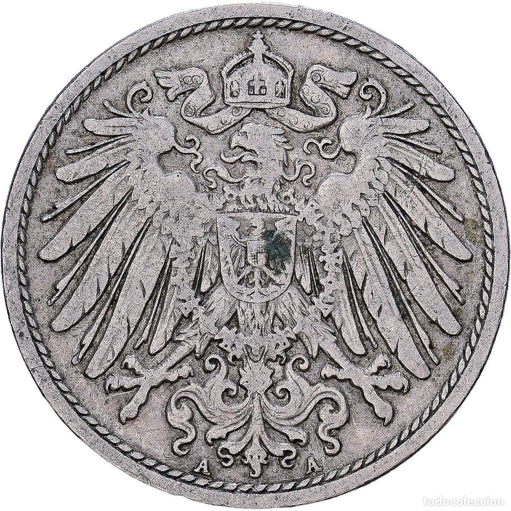 Monedas antiguas de Europa: [#1224156] ALEMANIA - IMPERIO, Wilhelm II, 10 Pfennig, 1900, Berlin, Cobre - n&iacute;quel, BC+
