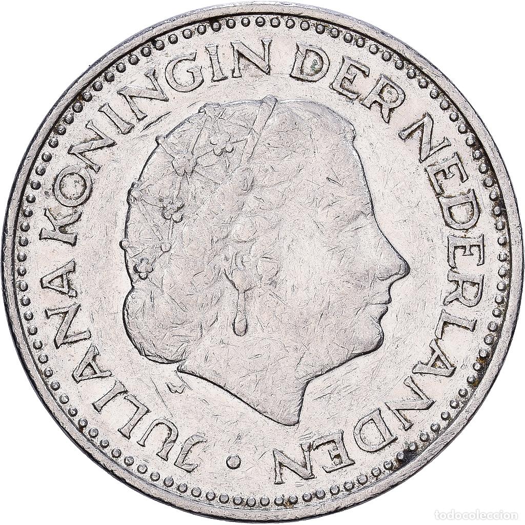 Monedas antiguas de Europa: [#1224157] Pa&iacute;ses Bajos, Gulden, 1972, N&iacute;quel, BC+, KM:184a