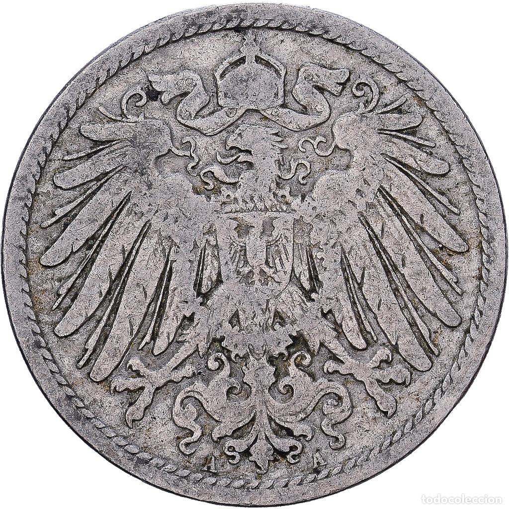 Monedas antiguas de Europa: [#1224159] ALEMANIA - IMPERIO, Wilhelm II, 10 Pfennig, 1892, Berlin, Cobre - n&iacute;quel, BC+