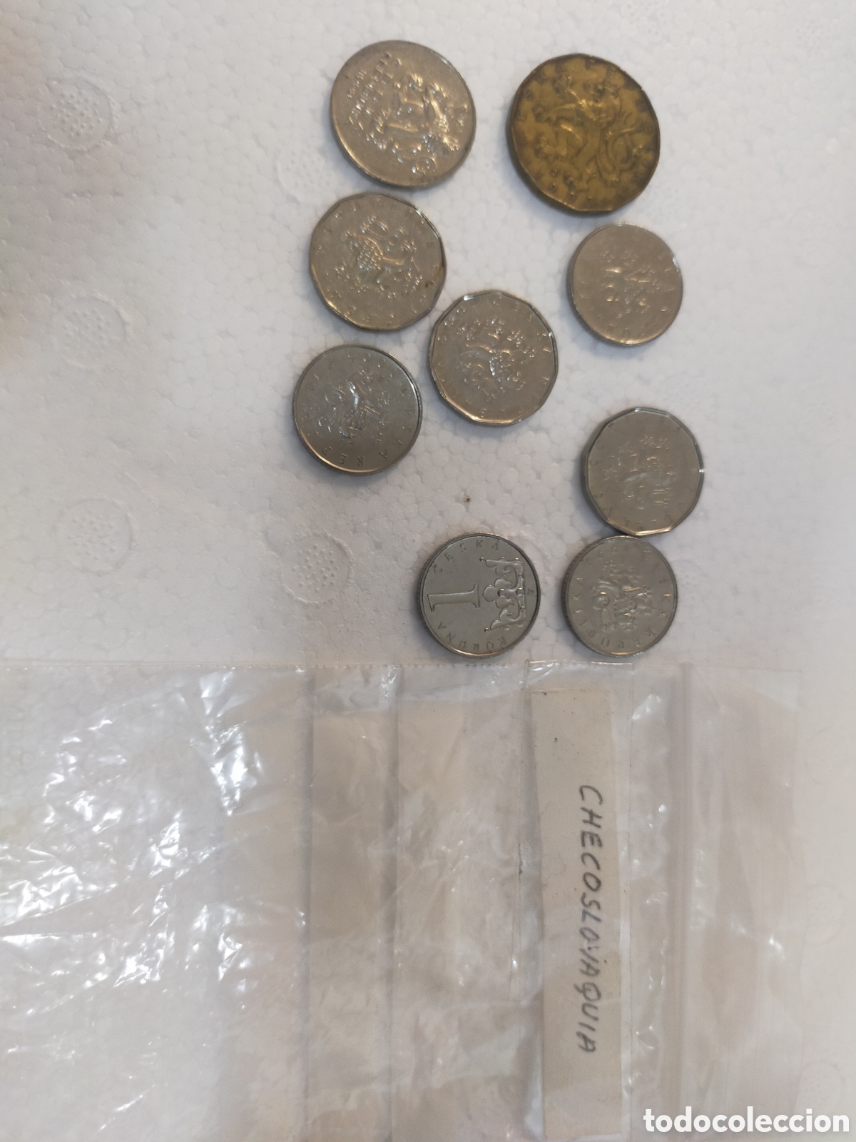 Monedas antiguas de Europa: 9 monedas Checoslovaquia