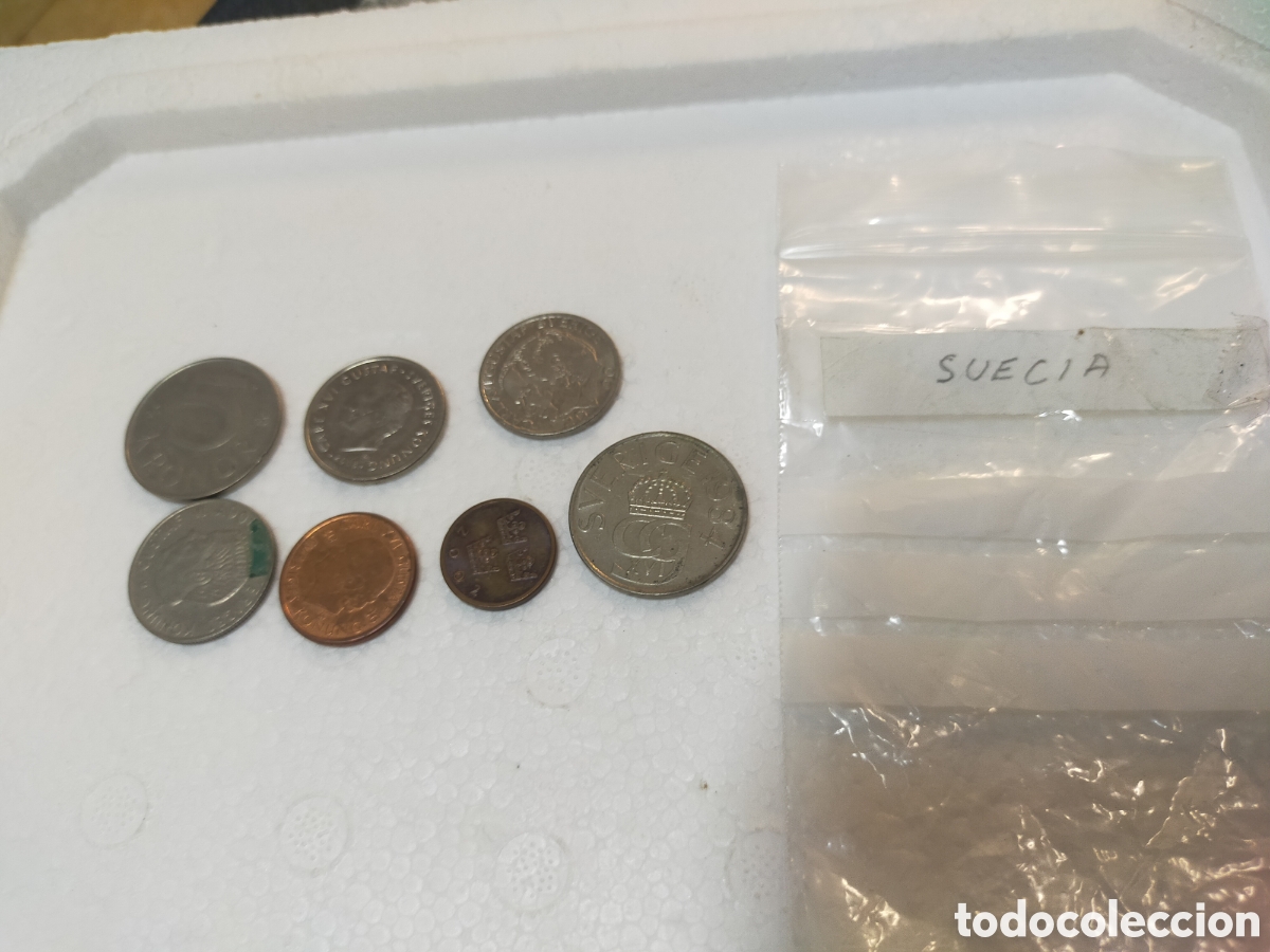 Monedas antiguas de Europa: Siete monedas de Suecia