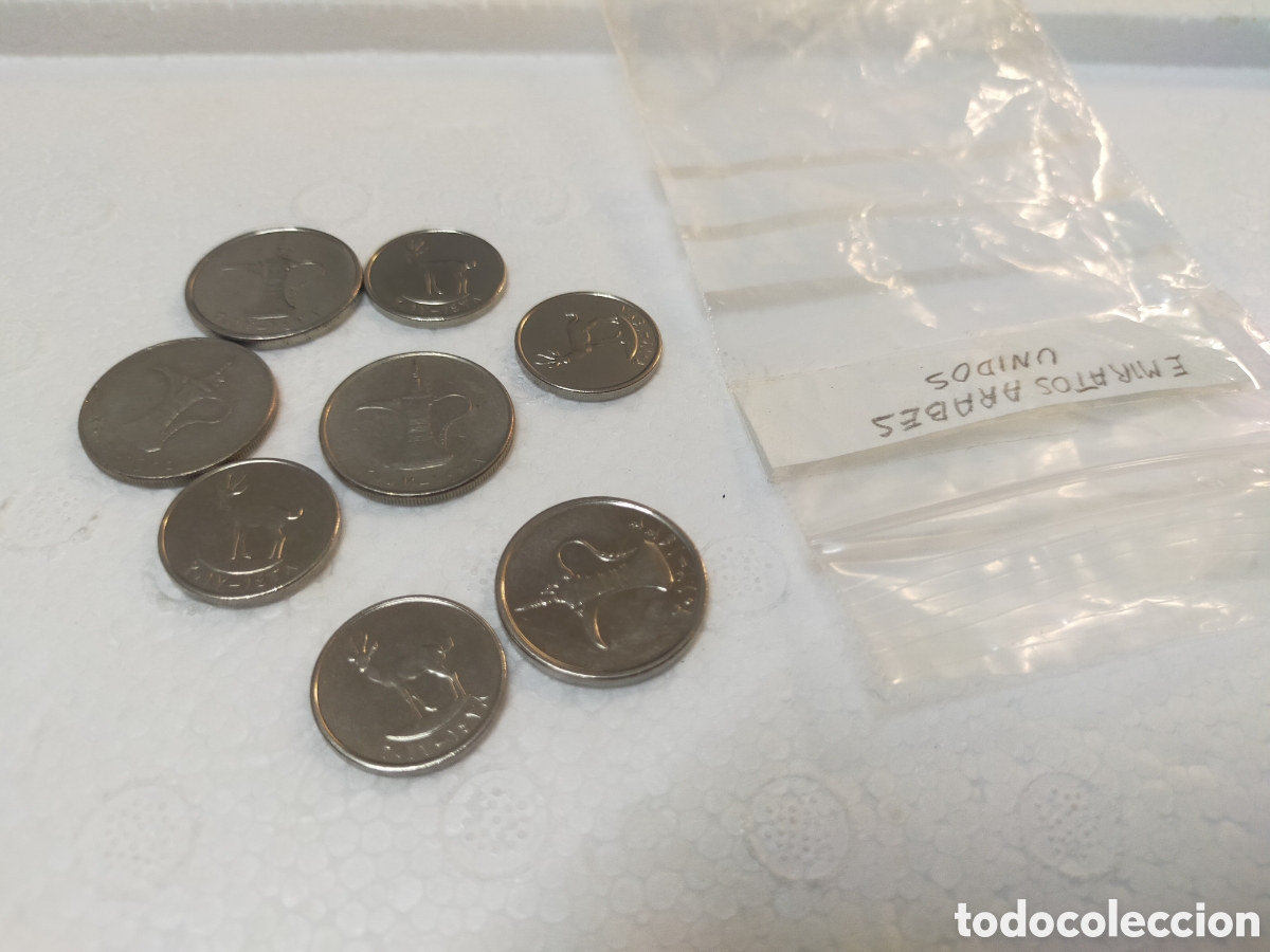 Monedas antiguas de Europa: 8 monedas Emiratos &Aacute;rabes Unidos