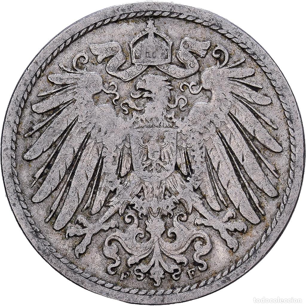 Monedas antiguas de Europa: [#1224161] ALEMANIA - IMPERIO, Wilhelm II, 10 Pfennig, 1899, Stuttgart, Cobre - n&iacute;quel