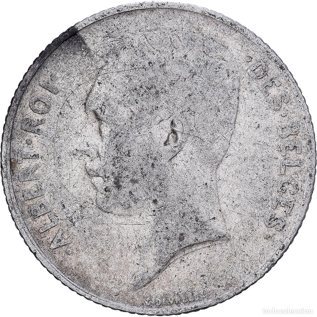Monedas antiguas de Europa: [#1224169] B&eacute;lgica, Franc, 1912, Plata, BC+, KM:72