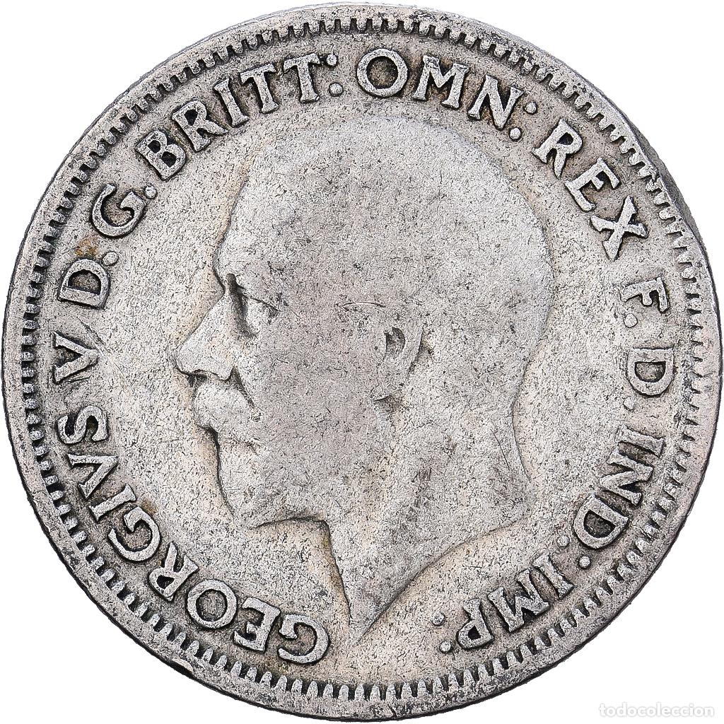 Monedas antiguas de Europa: [#1224188] Gran Breta&ntilde;a, George V, 6 Pence, 1935, Plata, MBC, KM:832