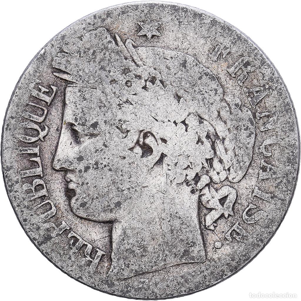 Monedas antiguas de Europa: [#1224210] Francia, Franc, Paris, C&eacute;r&egrave;s, Plata, BC