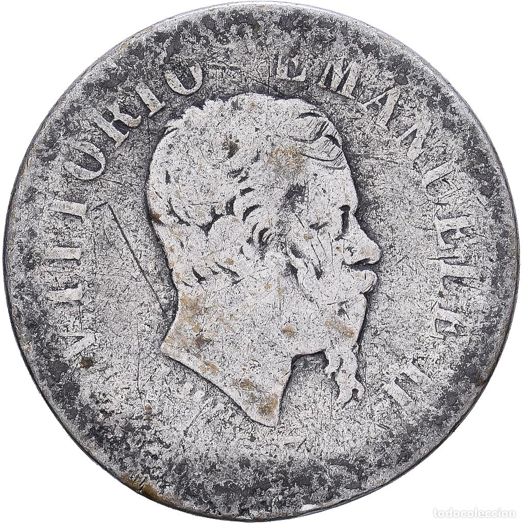 Monedas antiguas de Europa: [#1224227] Italia, 50 Centesimi, Victor Emmanuel II, Plata, BC