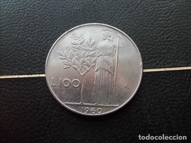 Monedas antiguas de Europa: ITALIA 100 LIRAS 1960