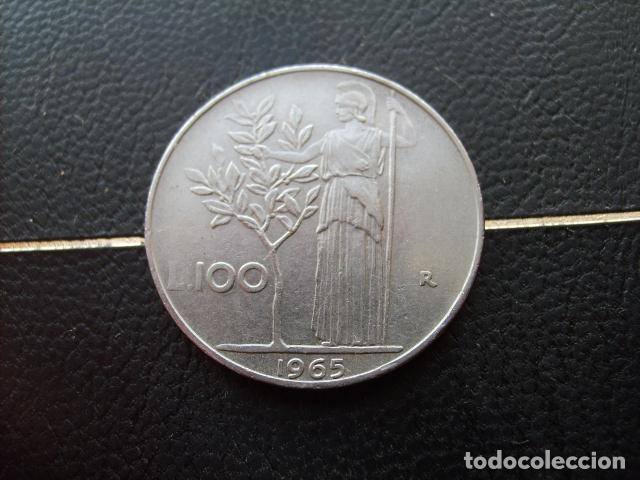 Monedas antiguas de Europa: ITALIA 100 LIRAS 1965