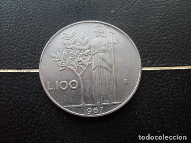 Monedas antiguas de Europa: ITALIA 100 LIRAS 1967