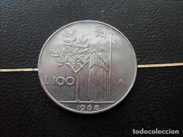 Monedas antiguas de Europa: ITALIA 100 LIRAS 1968