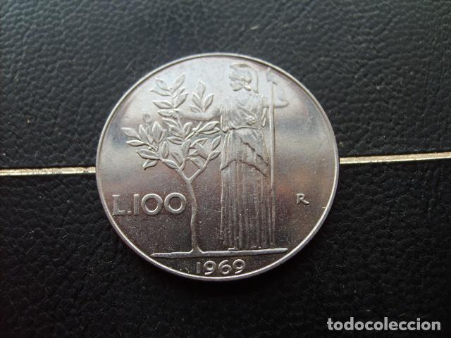 Monedas antiguas de Europa: ITALIA 100 LIRAS 1969
