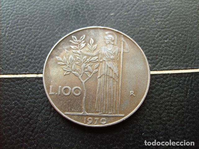 Monedas antiguas de Europa: ITALIA 100 LIRAS 1970