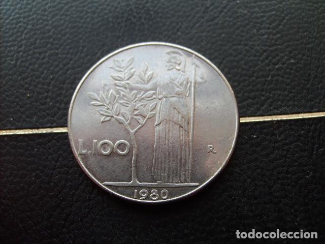 Monedas antiguas de Europa: ITALIA 100 LIRAS 1980