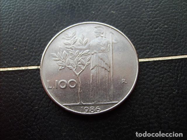 Monedas antiguas de Europa: ITALIA 100 LIRAS 1986