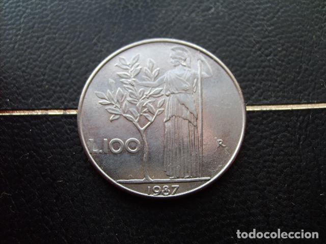 Monedas antiguas de Europa: ITALIA 100 LIRAS 1987