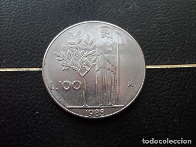 Monedas antiguas de Europa: ITALIA 100 LIRAS 1988