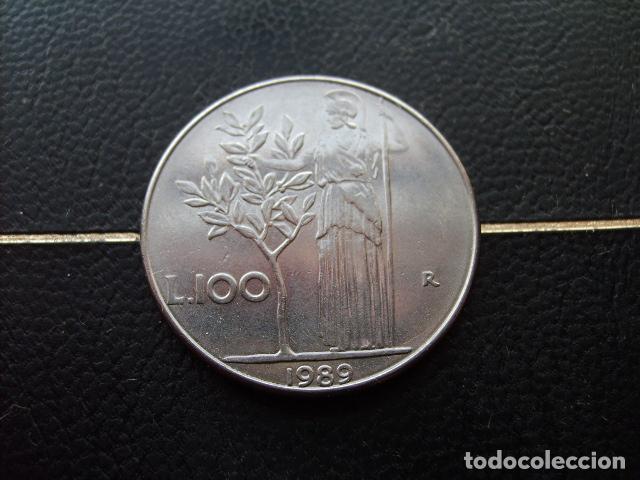 Monedas antiguas de Europa: ITALIA 100 LIRAS 1989