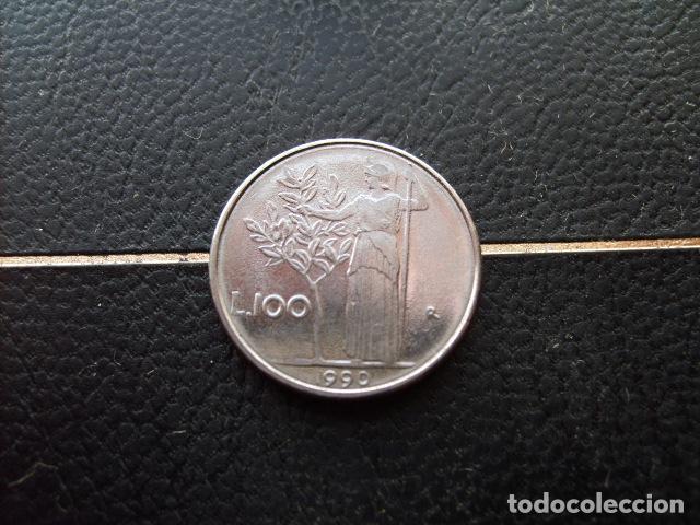 Monedas antiguas de Europa: ITALIA 100 LIRAS 1990
