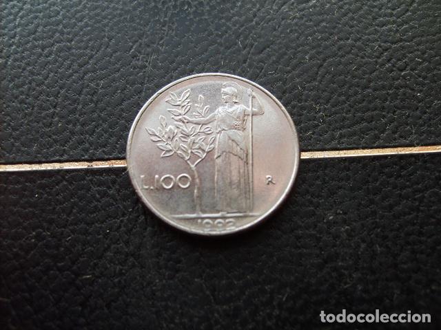 Monedas antiguas de Europa: ITALIA 100 LIRAS 1992