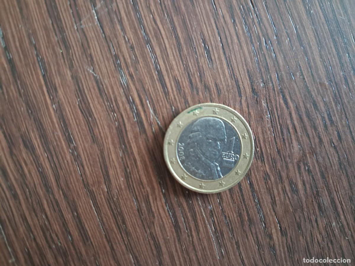 Monedas antiguas de Europa: moneda de 1 euro, Austria, a&ntilde;o 2008.