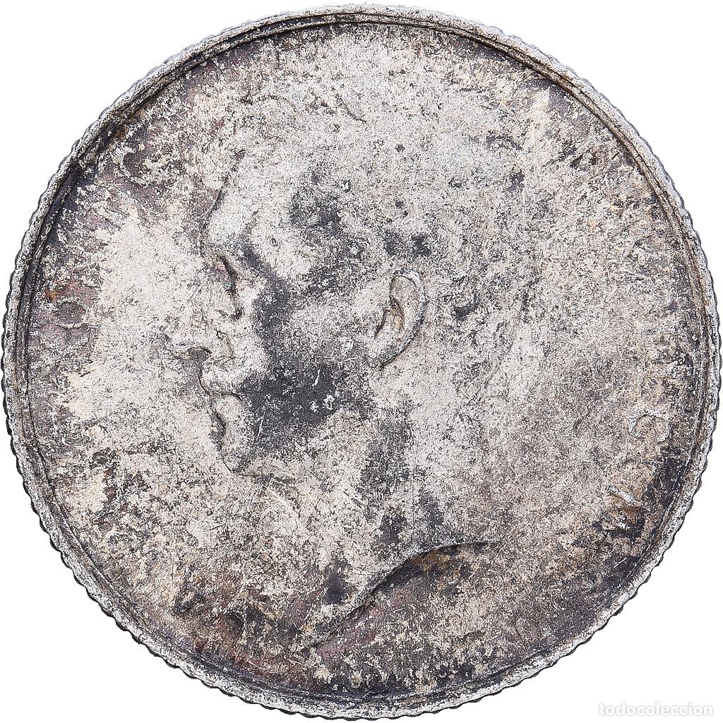 Monedas antiguas de Europa: [#1224230] B&eacute;lgica, Franc, 1913, Plata, MBC, KM:73.1