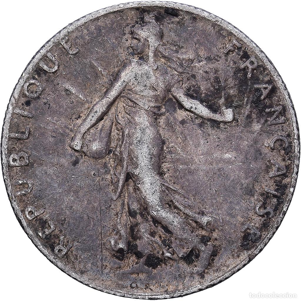 Monedas antiguas de Europa: [#1224264] Francia, 50 Centimes, Semeuse, 1914, Paris, Plata, BC+, Gadoury:420, Le