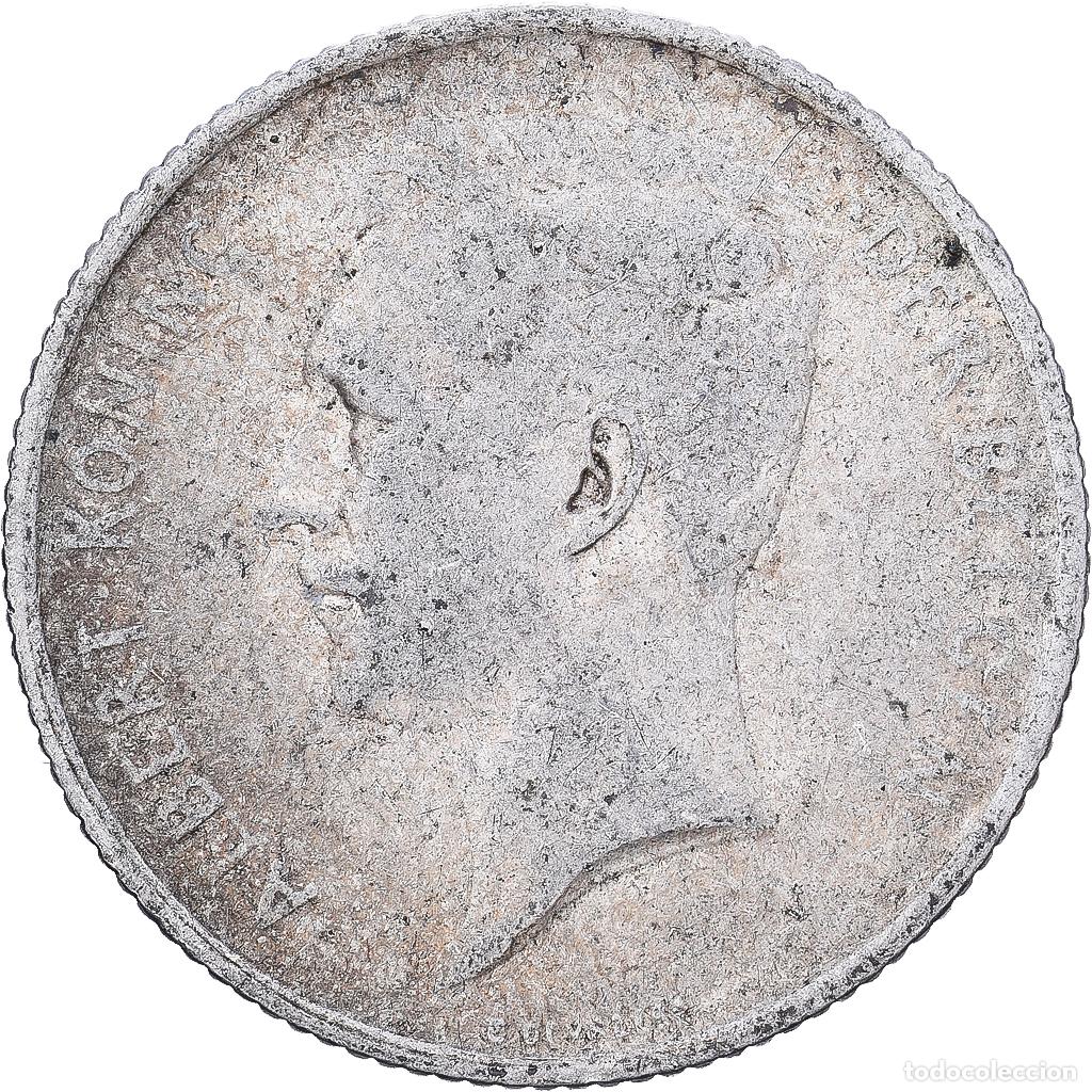 Monedas antiguas de Europa: [#1224262] B&eacute;lgica, Franc, 1911, Plata, BC+, KM:73.1