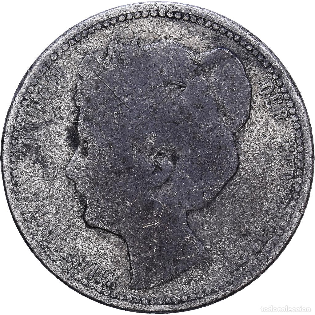 Monedas antiguas de Europa: [#1224269] Pa&iacute;ses Bajos, Wilhelmina I, 25 Cents, 1903, Utrecht, Plata, BC, KM:120.2