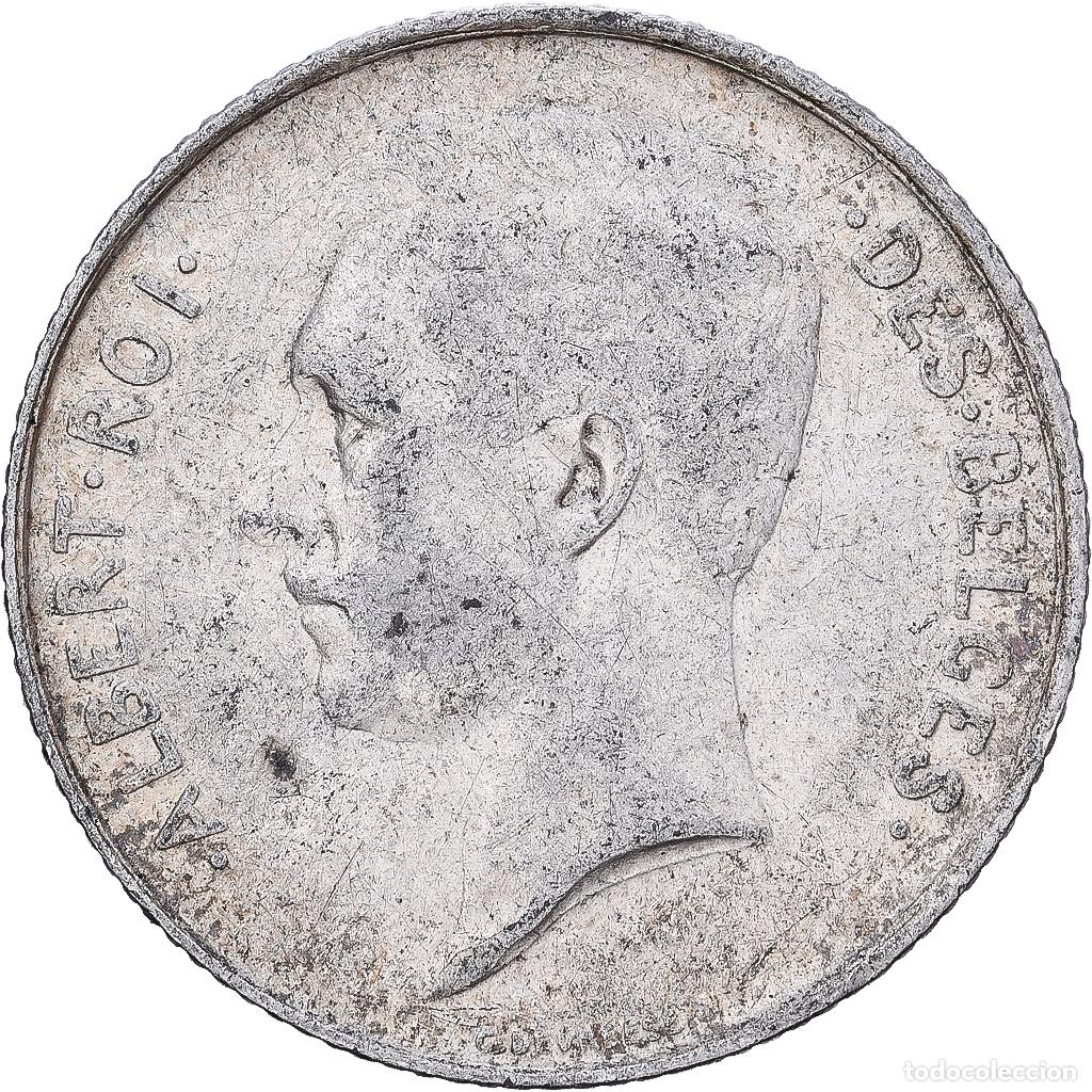 Monedas antiguas de Europa: [#1224252] B&eacute;lgica, Franc, 1913, Plata, BC+, KM:73.1