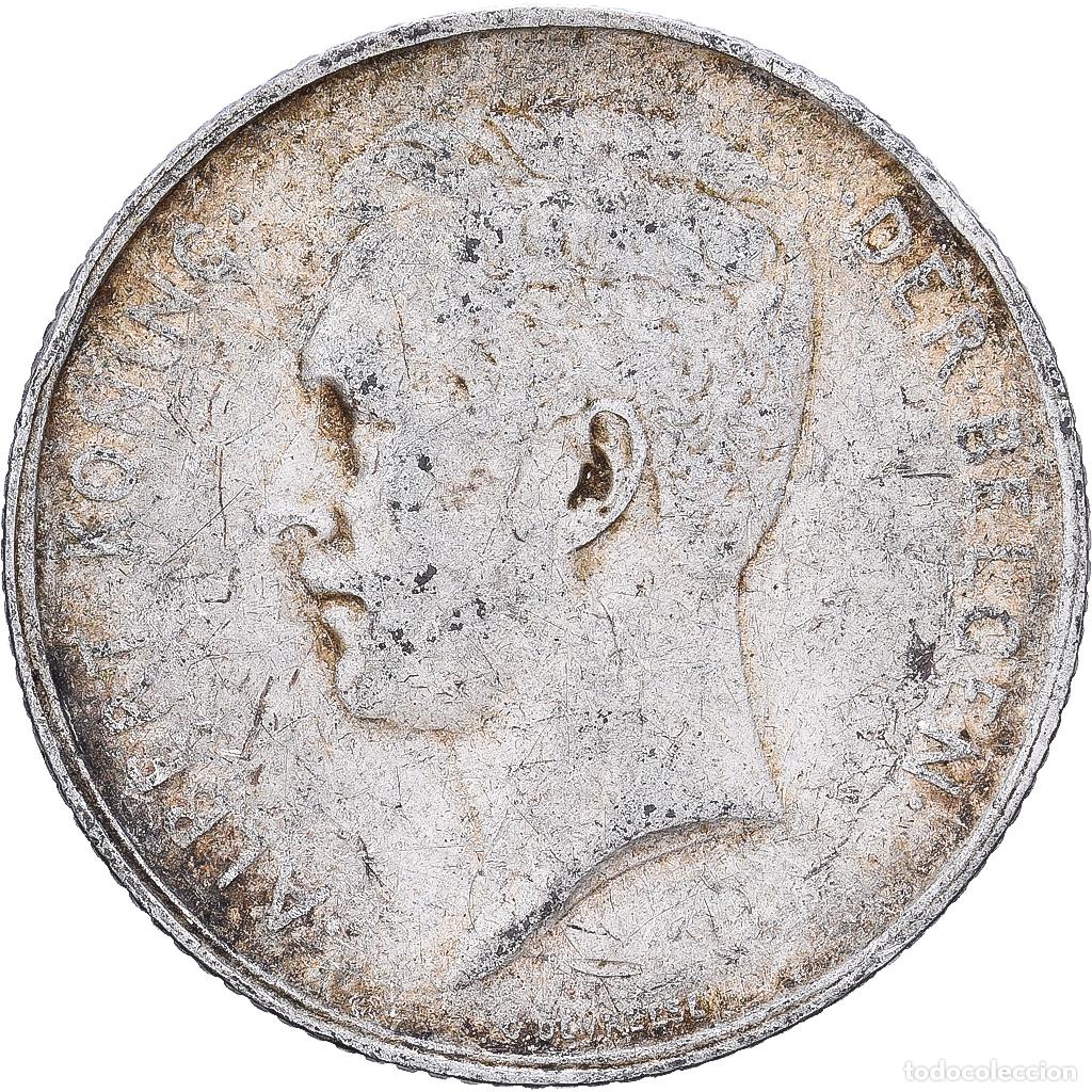 Monedas antiguas de Europa: [#1224256] B&eacute;lgica, Franc, 1912, Plata, BC+, KM:73.1