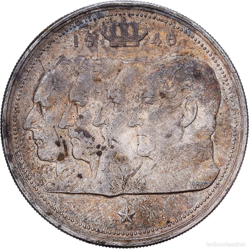 Monedas antiguas de Europa: [#1509972] B&eacute;lgica, 100 Francs, 100 Frank, 1948, Plata, BC+, KM:138.1