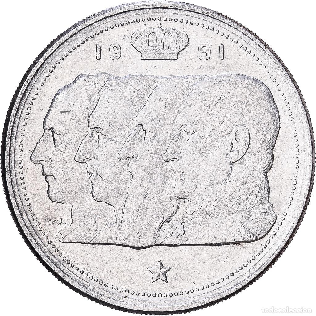 Monedas antiguas de Europa: [#1509975] B&eacute;lgica, 100 Francs, 100 Frank, 1951, Plata, MBC, KM:139.1