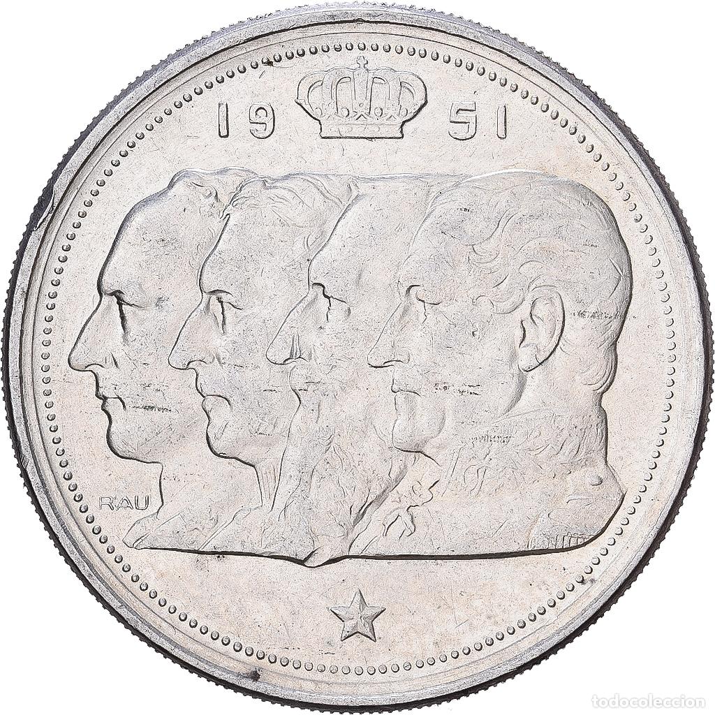 Monedas antiguas de Europa: [#1509976] B&eacute;lgica, 100 Francs, 100 Frank, 1951, Plata, MBC+, KM:139.1