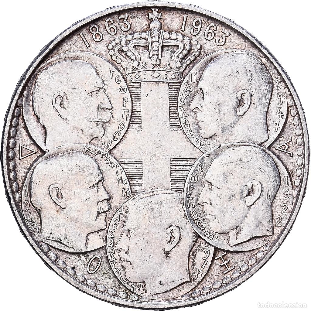 Monedas antiguas de Europa: [#1509983] Grecia, Paul I, 30 Drachmai, 1963, Plata, BC+, KM:86