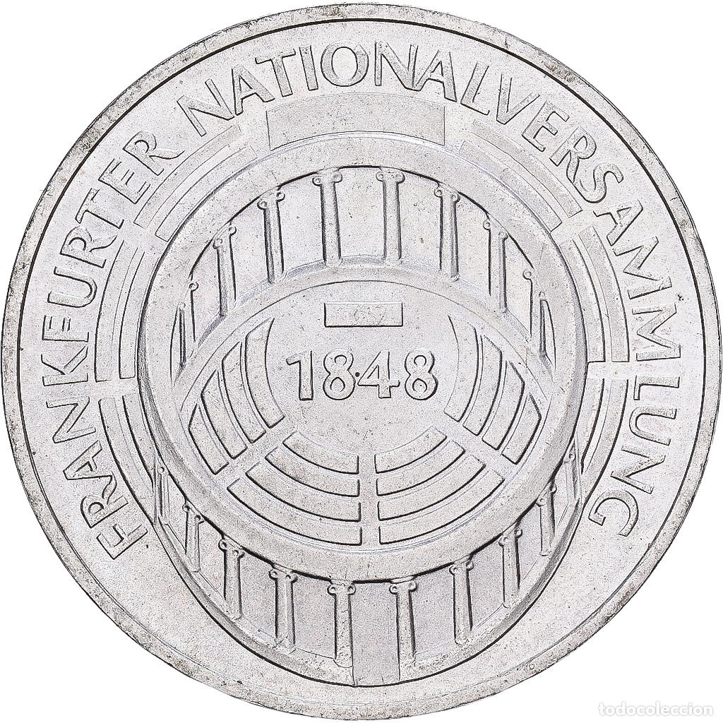 Monedas antiguas de Europa: [#1509999] ALEMANIA - REP&Uacute;BLICA FEDERAL, 5 Mark, 1973, Karlsruhe, Plata, EBC, KM:137