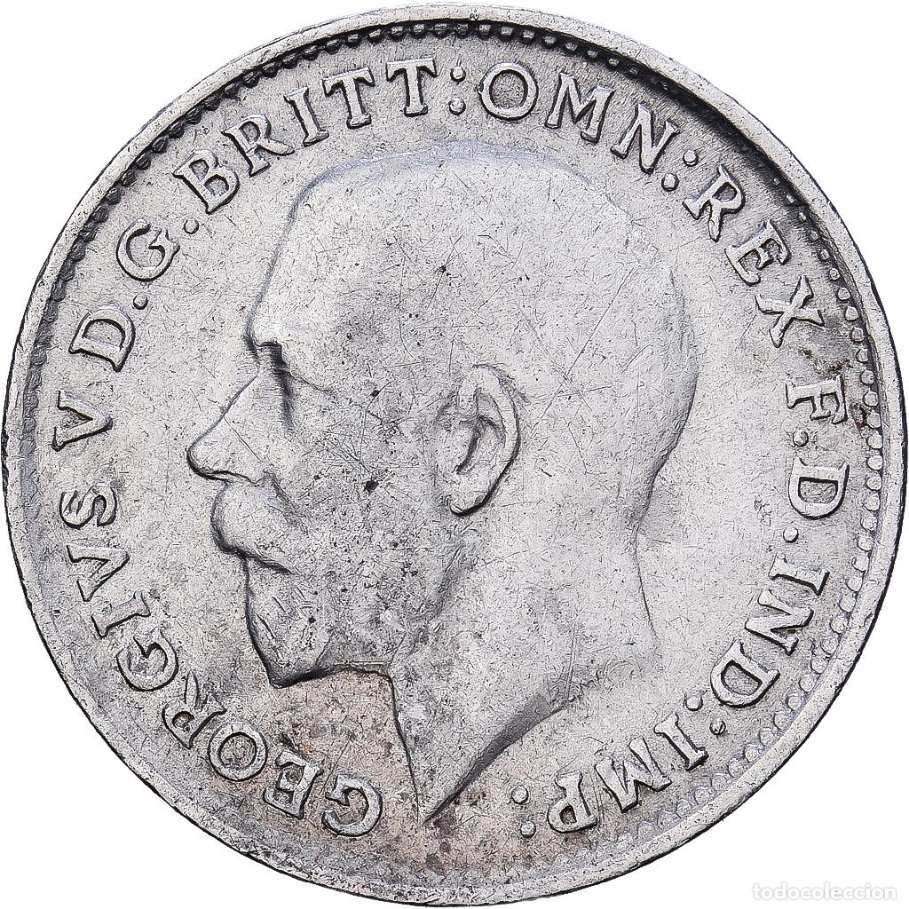 Monedas antiguas de Europa: [#1224282] Gran Breta&ntilde;a, George V, 3 Pence, 1917, Plata, MBC, KM:813