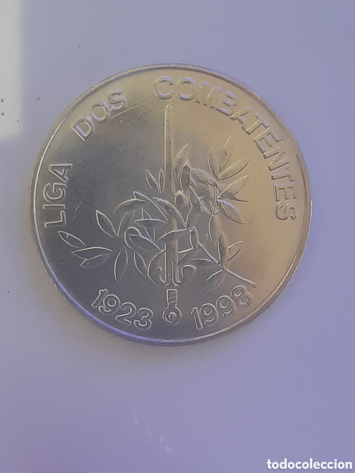 Monedas antiguas de Europa: PORTUGAL 1000 ESCUDOS 1998 PLATA 75 ANIVERSARIO DE LA LIGA DE LOS COMBATIENTES