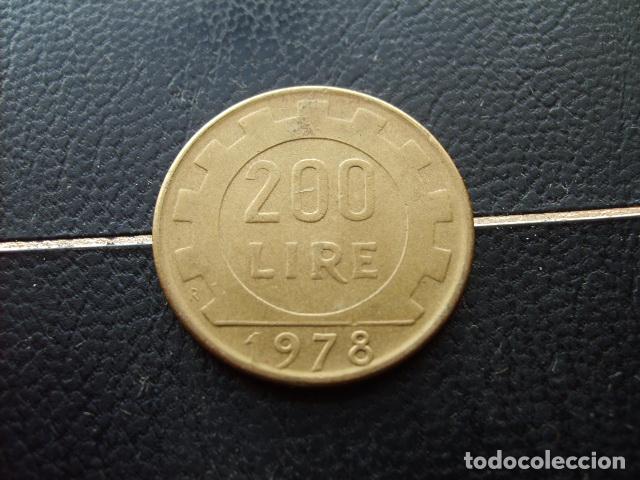 Monedas antiguas de Europa: ITALIA 200 LIRAS 1978