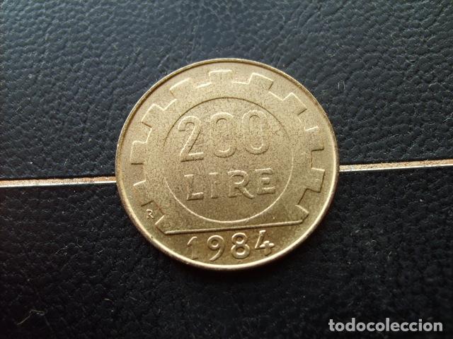 Monedas antiguas de Europa: ITALIA 200 LIRAS 1984