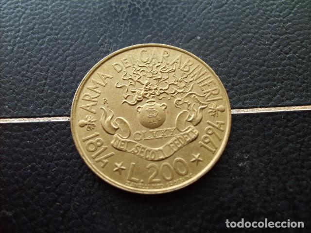 Monedas antiguas de Europa: ITALIA 200 LIRAS 1994 C