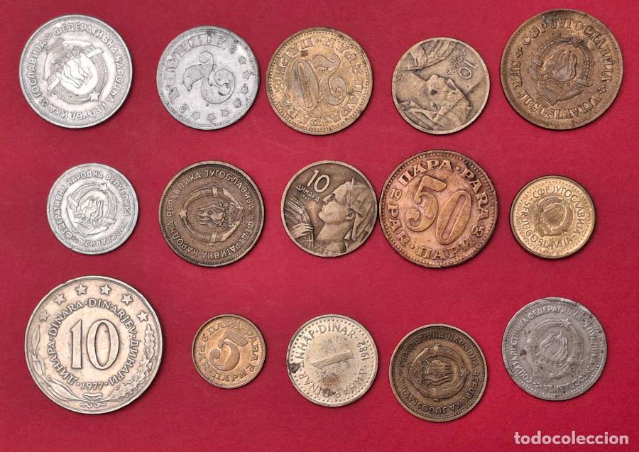 Monete antiche di Europa: 15 monedas de Yugoslavia