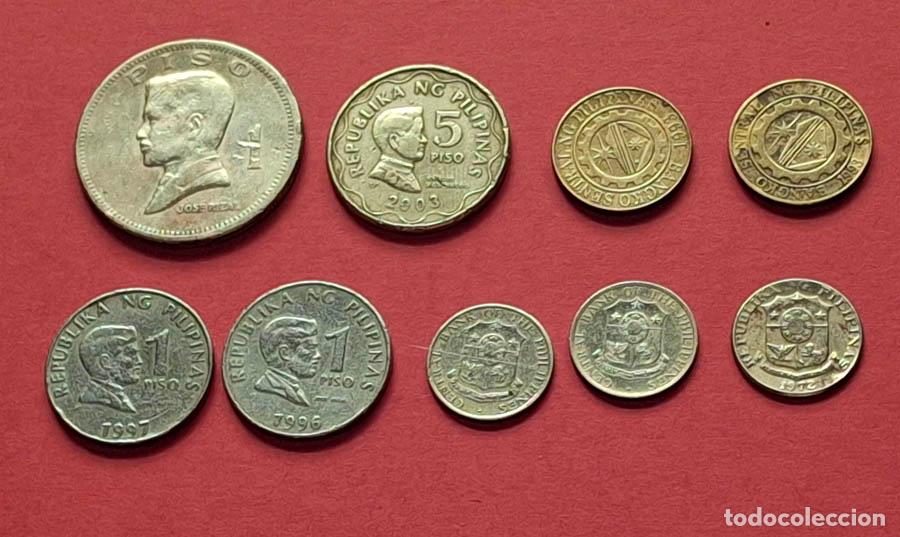 Monete antiche di Europa: 9 monedas de Filipinas