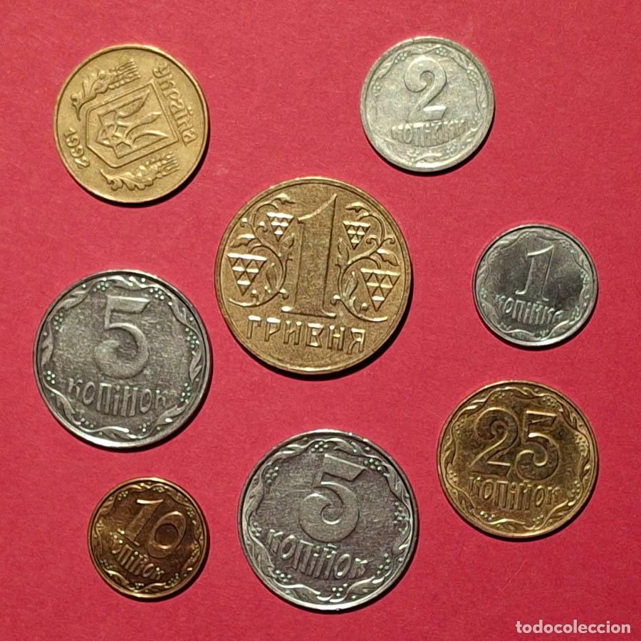 Old Coins of Europe: 8 monedas de Ukrania Ucrania