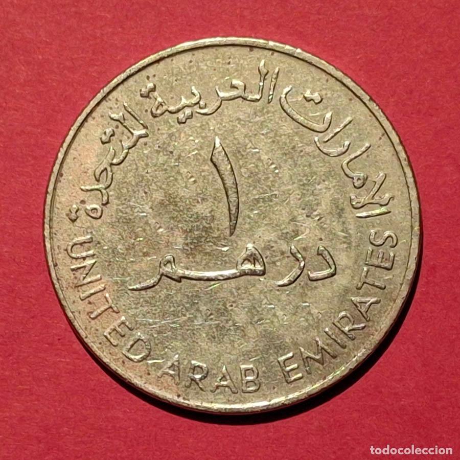 Old Coins of Europe: 1973, 1 dirham de los Emiratos &Aacute;rabes Unidos 1393