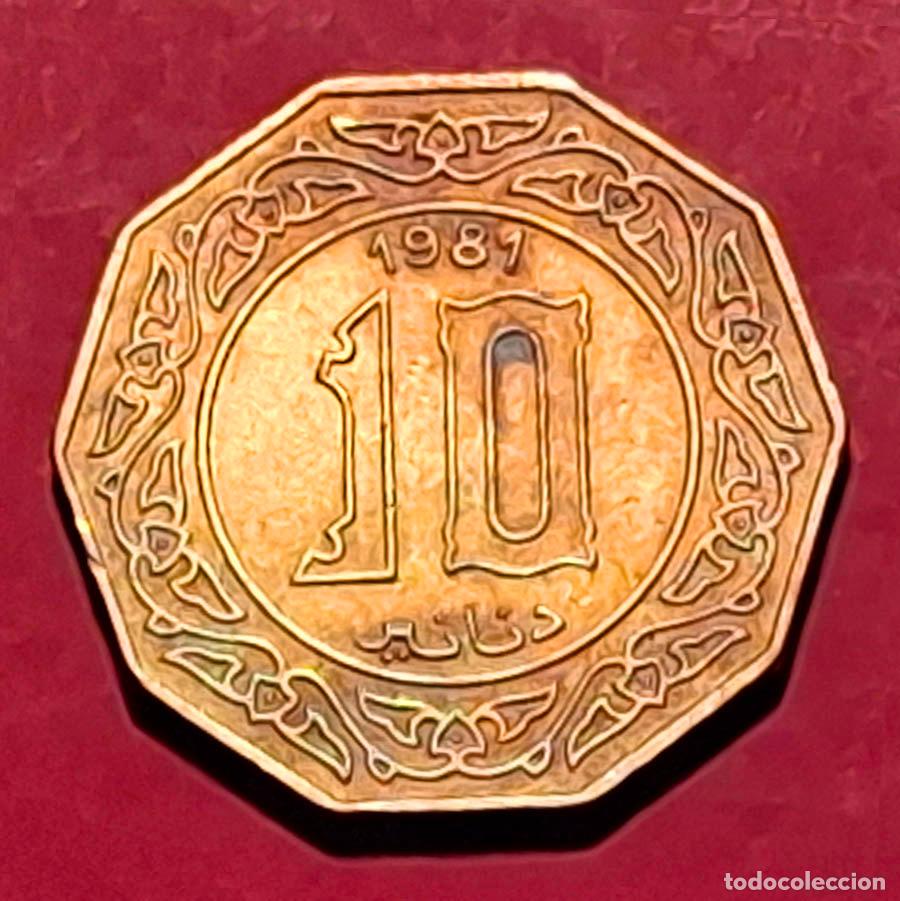 Old Coins of Europe: 10 dinares de Argelia 1981