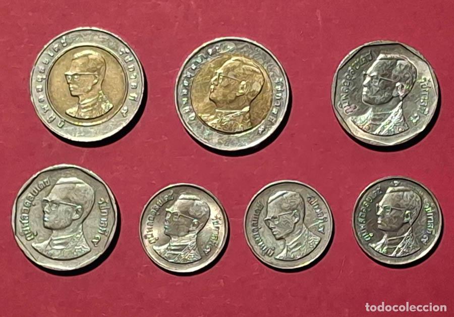 Monedas antiguas de Europa: 7 monedas de Tailandia Thailand