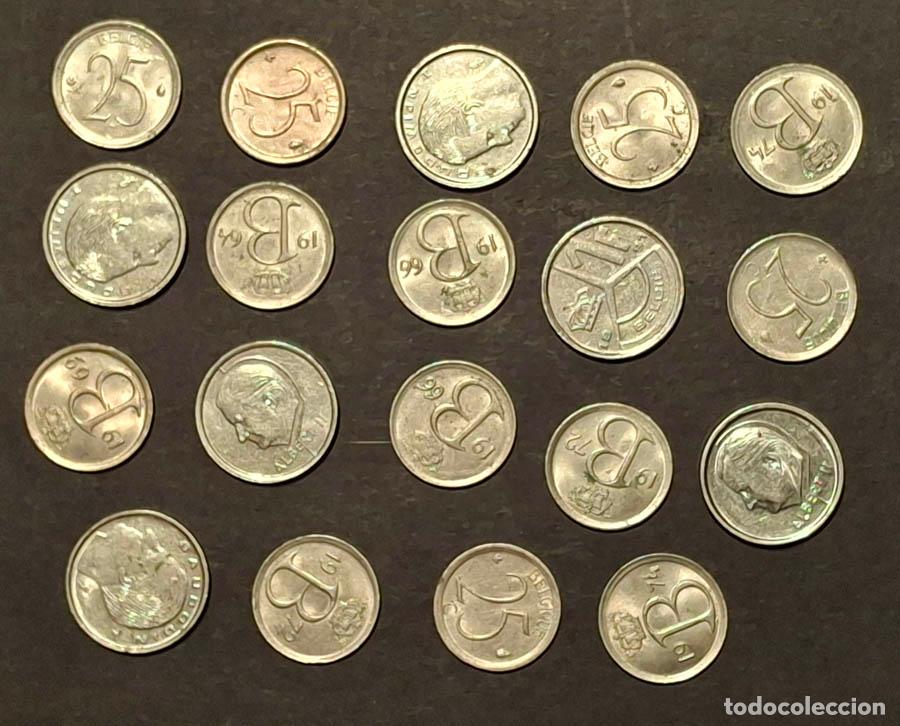 Monedas antiguas de Europa: 19 monedas de B&eacute;lgica