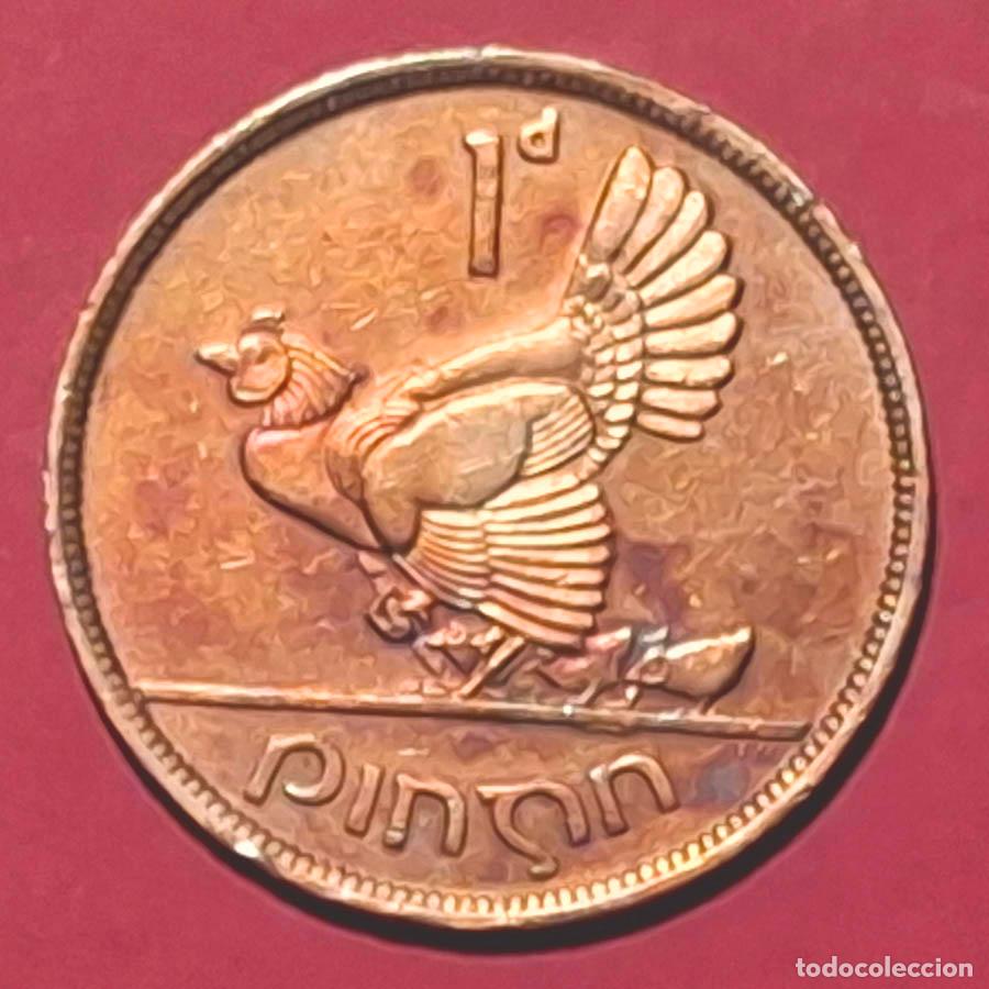 Monedas antiguas de Europa: 1942, 1 penique Pingin de la Rep&uacute;blica de Irlanda